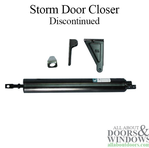Light Duty Storm Door Closer with Bracket - Light Duty Storm Door Closer with Bracket