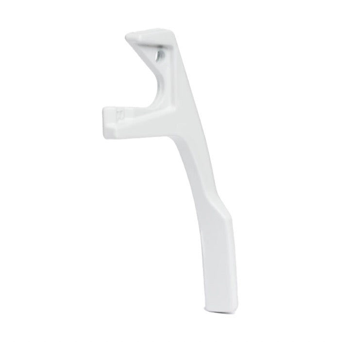 Pella Casement Sash Lock  Folding Handle and cover  RH  - White - Pella Casement Sash Lock  Folding Handle and cover  RH  - White