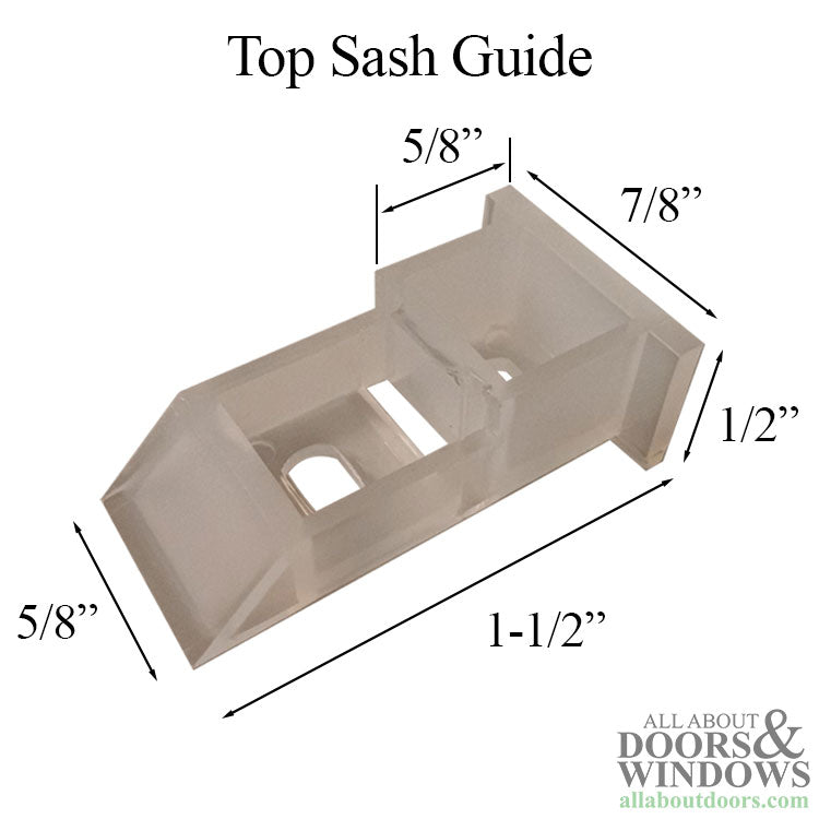 Top Sash Guide 1-1/2