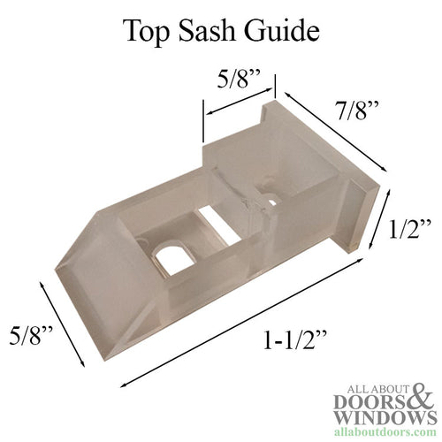 Top Sash Guide 1-1/2
