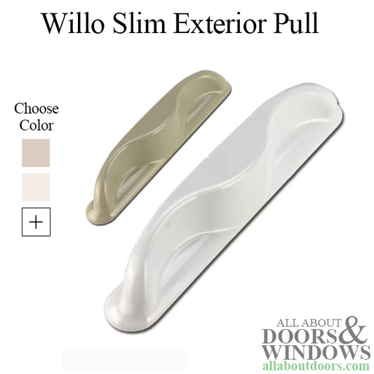 Willo Slim Exterior Pull Non-Locking for Sliding Doors and Windows