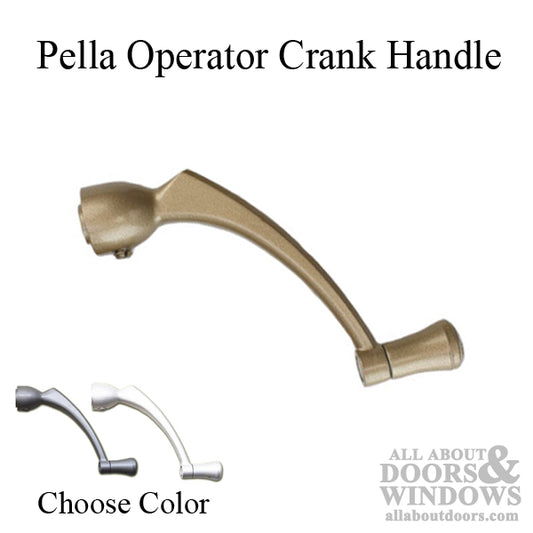 Awning & Casement Pella operator crank handle - Choose Color