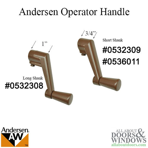 Andersen Operator Handle - Bronze - Andersen Operator Handle - Bronze