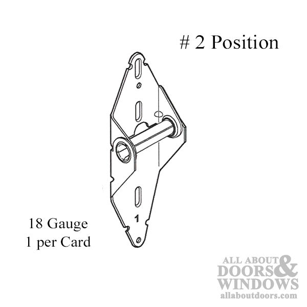 Garage Door Hinge - No.2 - Medium Duty - Garage Door Hinge - No.2 - Medium Duty