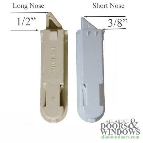 Tilt Latch Pair Fits Single or Double Hung Vinyl Window Short Nose Left Right - Tilt Latch Pair Fits Single or Double Hung Vinyl Window Short Nose Left Right