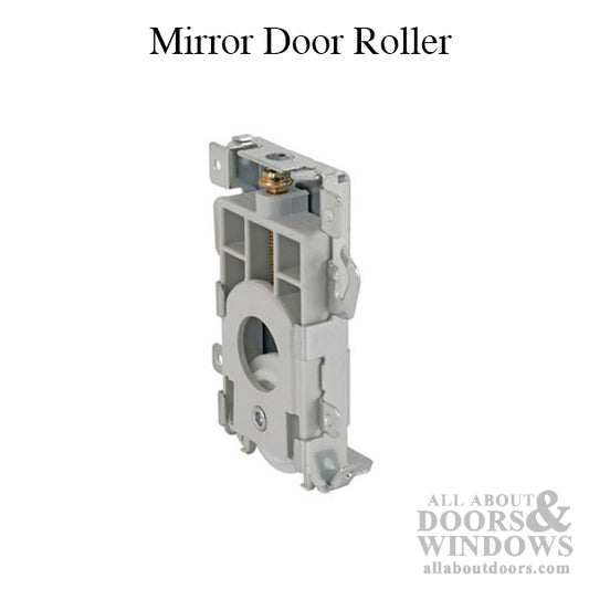 bottom roller assembly w/ tabs, Mirror wardrobe sliding closet door