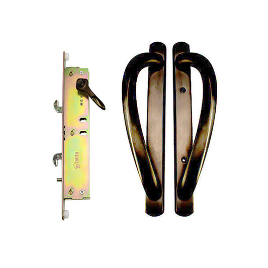 Andersen 100 Series Afton Glass door handle - Antique Brass
