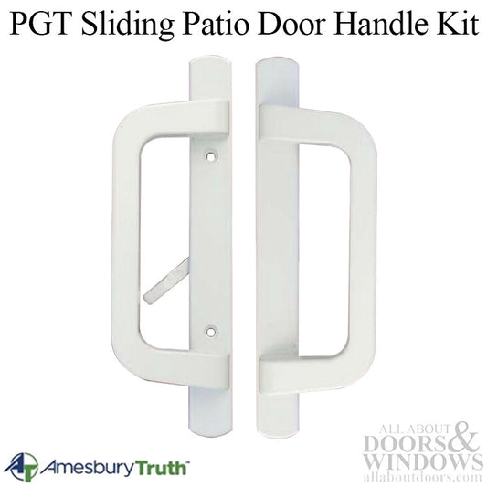 PGT Sliding Patio Door Handle Kit with Mortise lock and Keepers