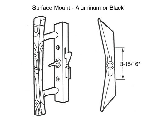 Unavailable - Handle Set , 3-15/16  H.C. - Unavailable - Handle Set , 3-15/16  H.C.