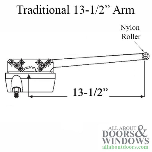 15.32 Traditional Straight Arm 13-1/2