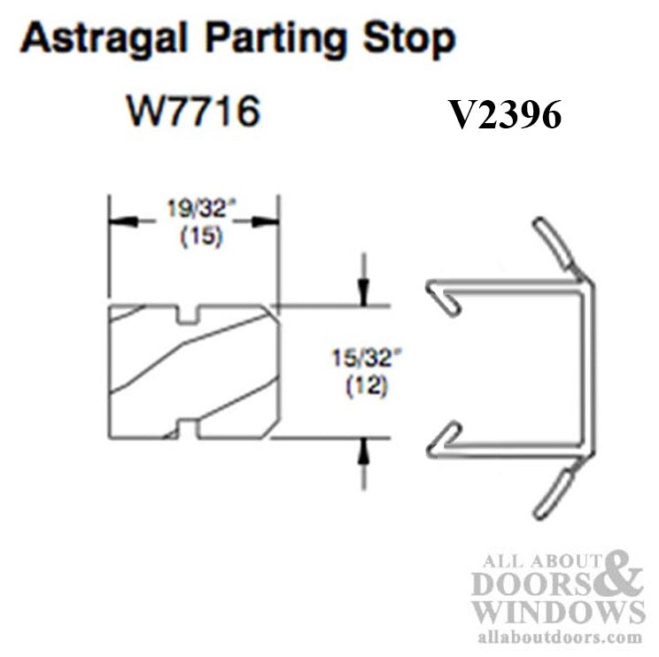 Head Jamb Frame Weatherstrip 104.386