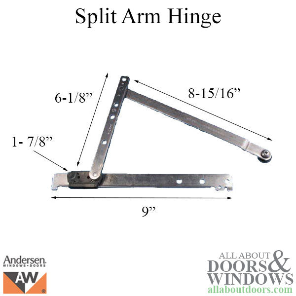 Enhanced Casement Hinge, Heavy Duty, Head - Right - Enhanced Casement Hinge, Heavy Duty, Head - Right