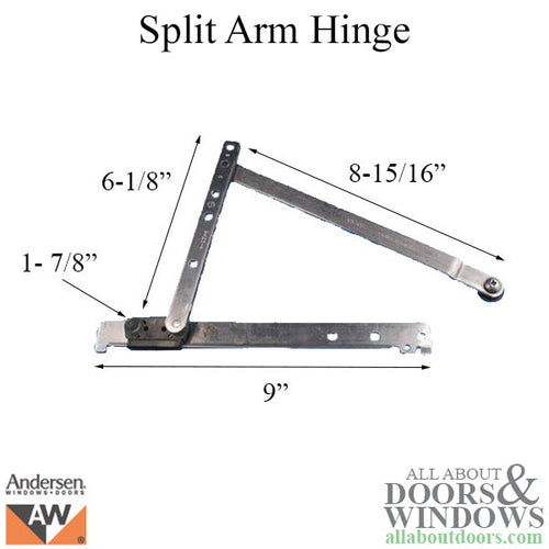 Enhanced Casement Hinge, Heavy Duty, Head - Right - Enhanced Casement Hinge, Heavy Duty, Head - Right