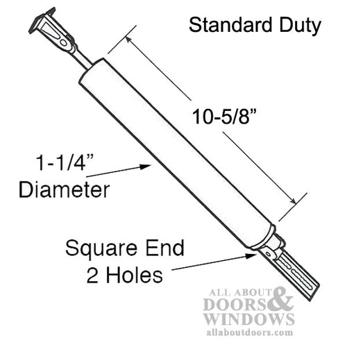 Storm Door Closers, 1-1/4 x 10-5/8 Standard Duty Twin Pack Hardware Kit - Sandstone - Storm Door Closers, 1-1/4 x 10-5/8 Standard Duty Twin Pack Hardware Kit - Sandstone