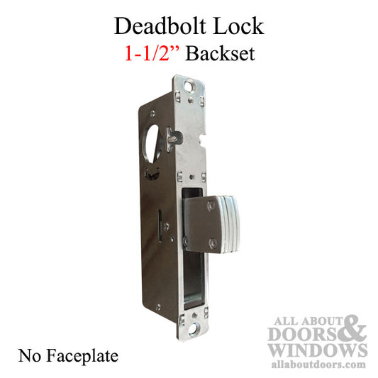 Deadbolt Latch, 1-1/2" Mortise Lock - No Face plate