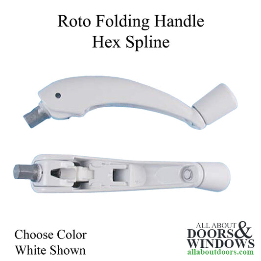 Roto Pro Drive crank handle, Folding, Operators - Choose Color