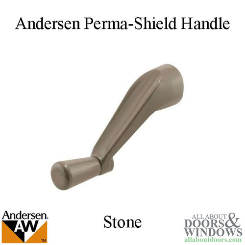 Andersen Window Perma-Shield Operator Crank Handle - Stone - Andersen Window Perma-Shield Operator Crank Handle - Stone