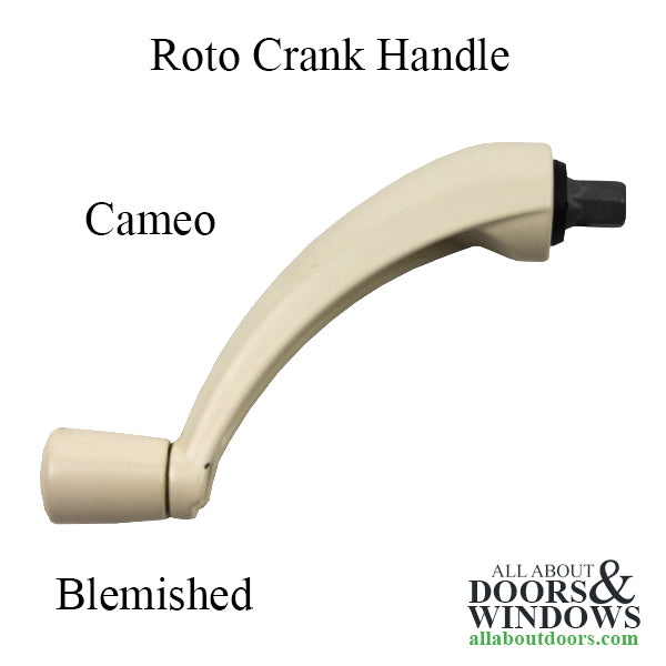 Blemished - Roto Pro-Drive Awning / Casement crank handle - Cameo - Blemished - Roto Pro-Drive Awning / Casement crank handle - Cameo