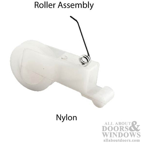 Roller Assembly with 1 Inch Nylon Wheel for Sliding Screen Door - Roller Assembly with 1 Inch Nylon Wheel for Sliding Screen Door