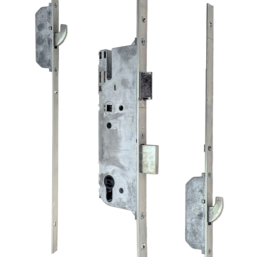 G-U Rhino Hook Multipoint Lock, 16mm Faceplate, 45mm Backset, Optional Shootbolts - G-U Rhino Hook Multipoint Lock, 16mm Faceplate, 45mm Backset, Optional Shootbolts