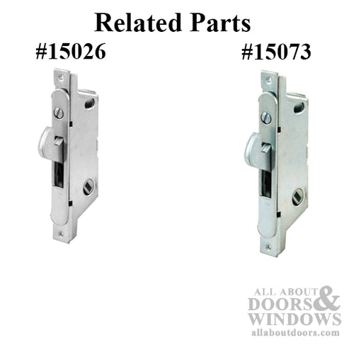 Mortise Lock, 45° Slot, Auto Lock, Round Face - Mortise Lock, 45° Slot, Auto Lock, Round Face