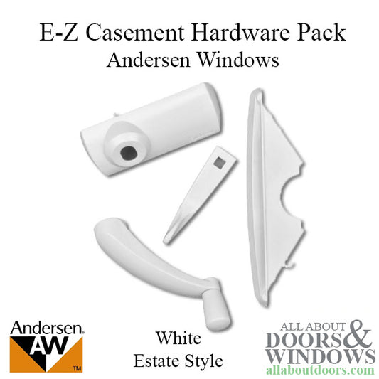 Andersen Window Handle Hardware Pack Classic E-Z Casement Window Crank Handle White 1361536