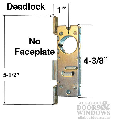 Commercial Deadbolt, Replacement  DeadLock, No Faceplate