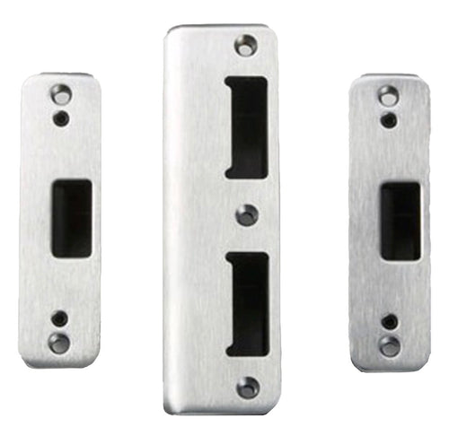 Hoppe 11951850 HLS2000 Latch and Tongue Strike Plate Pack Satin Nickel - Hoppe 11951850 HLS2000 Latch and Tongue Strike Plate Pack Satin Nickel