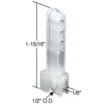 Roller Assembly (Flat) - Sliding Windows, Vertical Rail - Nylon - Roller Assembly (Flat) - Sliding Windows, Vertical Rail - Nylon