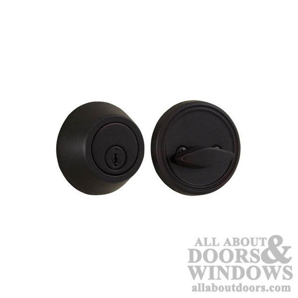 Weslock Single Cylinder Deadbolt w/ Adjustable Backset & Deadbolt Strike Oil Rubbed Bronze - Weslock Single Cylinder Deadbolt w/ Adjustable Backset & Deadbolt Strike Oil Rubbed Bronze