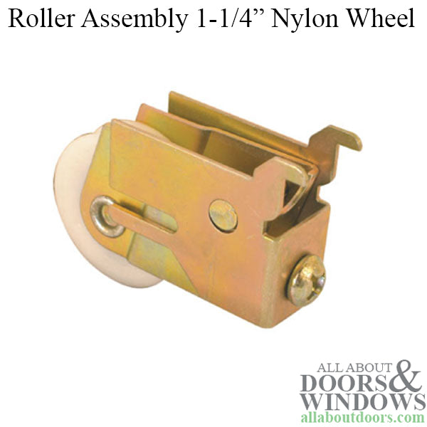 1-1/4  Nylon wheel, Roller Assembly - 1-1/4  Nylon wheel, Roller Assembly