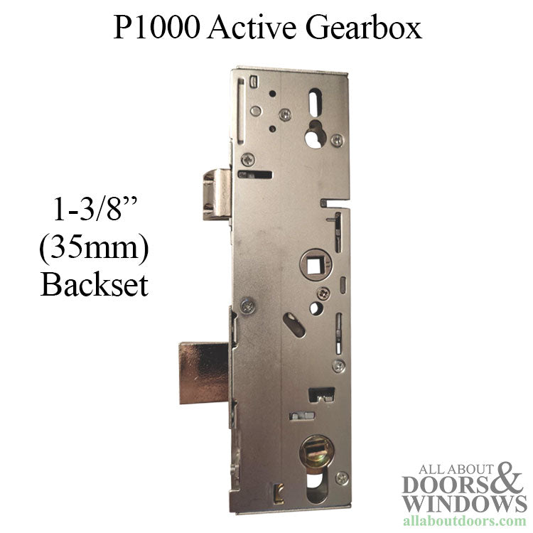 P1000 Active Gearbox, 35/92 Mortise Lock Body, American Version - P1000 Active Gearbox, 35/92 Mortise Lock Body, American Version