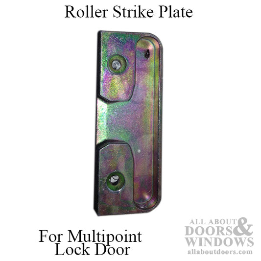 Weathershield Roller Strike Plate for Mulitpoint Lock Door, Winkhaus