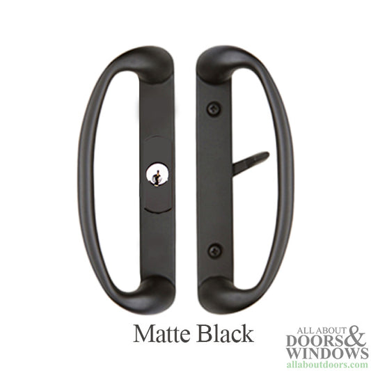 Sonoma Active Keyed Entry Handle Set with Full Cylinder for Sliding Patio Doors