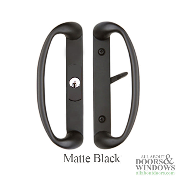 Sonoma Active Keyed Entry Handle Set with Full Cylinder for Sliding Patio Doors - Sonoma Active Keyed Entry Handle Set with Full Cylinder for Sliding Patio Doors