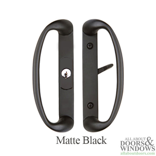 Sonoma Active Keyed Entry Handle Set with Full Cylinder for Sliding Patio Doors - Sonoma Active Keyed Entry Handle Set with Full Cylinder for Sliding Patio Doors