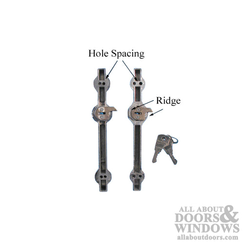 Daryl Patiorama Gold Handle  Outside Keyed  Pull - N/A - Daryl Patiorama Gold Handle  Outside Keyed  Pull - N/A