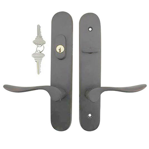 Marvin Active Keyed Multi-point Lock Trim for Hinged Door - Oil Rubbed Bronze PVD - Marvin Active Keyed Multi-point Lock Trim for Hinged Door - Oil Rubbed Bronze PVD