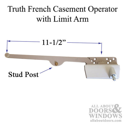 Truth French Casement operator with limit arm - Truth French Casement operator with limit arm