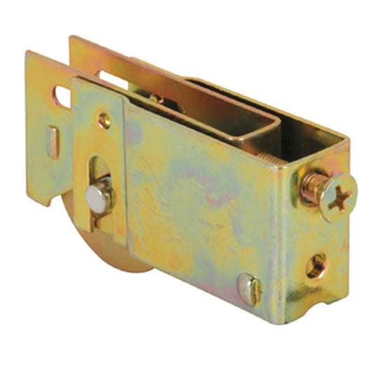 Sliding Door Roller With Adjustable Steel Housing 1.25 Inch Steel Wheel