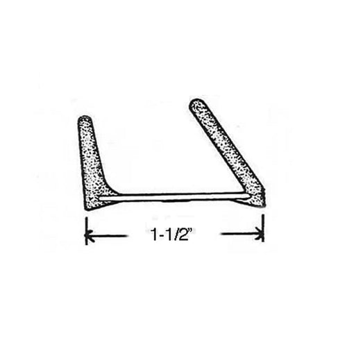 Andersen Perma-Shield PS611 Gliding Door, Stationary Meeting Stile Weatherstrip - Terratone - Andersen Perma-Shield PS611 Gliding Door, Stationary Meeting Stile Weatherstrip - Terratone