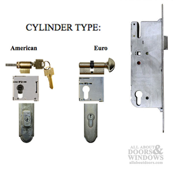 G-U Monolock 55/92 Euro Single Point Mortise Lock (SPL) - Stainless Steel - G-U Monolock 55/92 Euro Single Point Mortise Lock (SPL) - Stainless Steel