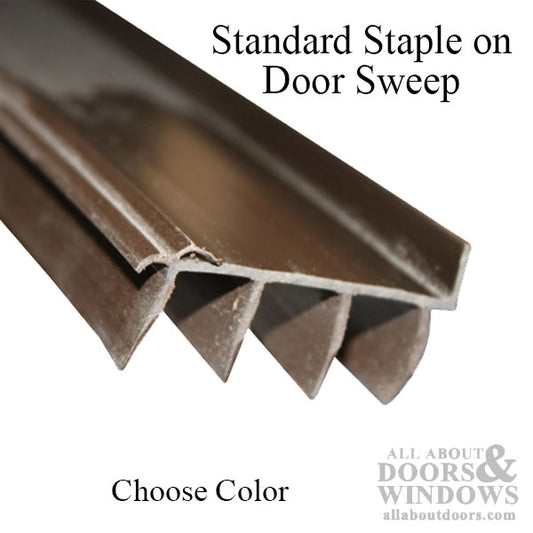 Door Bottom / Sweep, Staple-On, 36 In