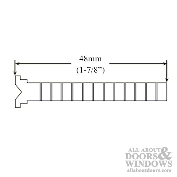 G-U / Ferco 48mm Length Tailpiece - Thumb-turn Side - G-U / Ferco 48mm Length Tailpiece - Thumb-turn Side