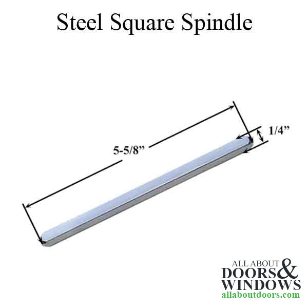 Square Spindle, 1/4