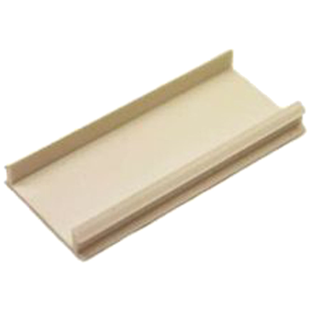 Plastic Flush Bolt cover for Aluminum T-Astragal - White - Choose Length - Plastic Flush Bolt cover for Aluminum T-Astragal - White - Choose Length