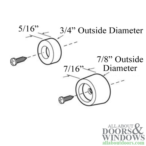 Anti-Slam Protective Bumper Assortment White Rubber - Anti-Slam Protective Bumper Assortment White Rubber