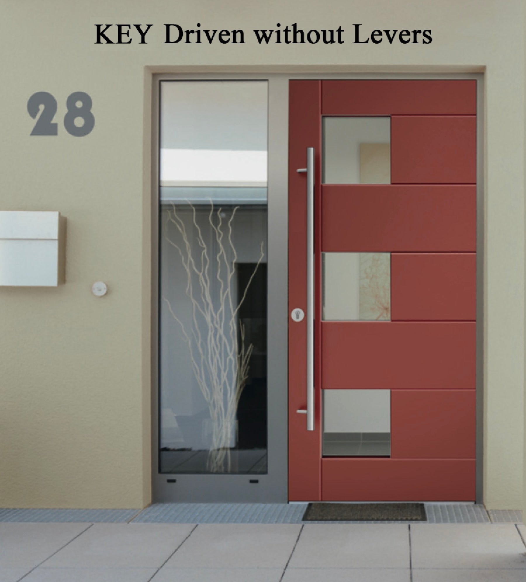 Secury Automatic Multipoint Lock, Key Operated, 45/92 Gear Driven - Secury Automatic Multipoint Lock, Key Operated, 45/92 Gear Driven