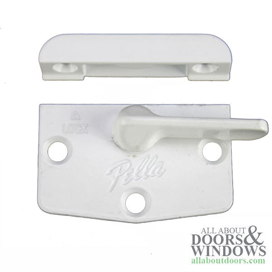 Sash Lock, Pella Designer Series 3 hole w/ Keeper - Choose Color