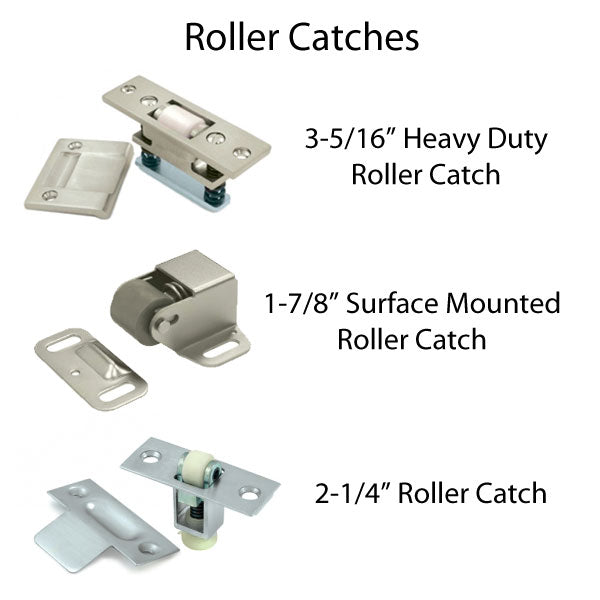 3-5/16'' Heavy Duty Roller Catch - 10 Popular Finishes - 3-5/16'' Heavy Duty Roller Catch - 10 Popular Finishes